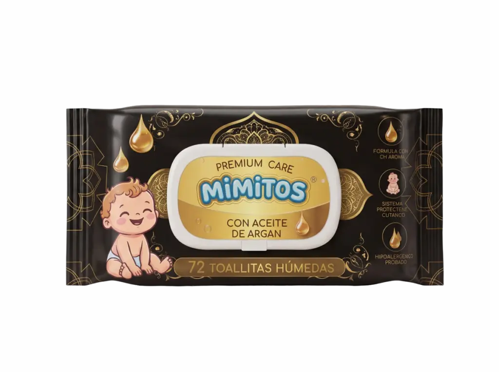 Toallitas dermoprotectoras Mimitos con Aloe Vera y Aceite de Argán